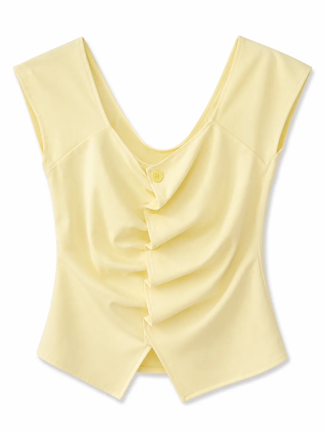 Women’s Ruched Front Sleeveless Top